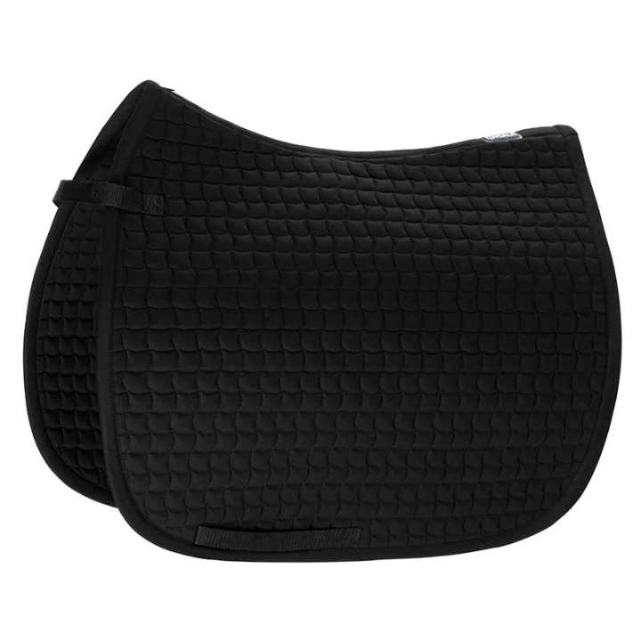 Dressage Saddle Pad Cotton Black in the group Horse Tack / Saddle Pads / Dressage Saddle Pad at Equinest (210000_S_r)