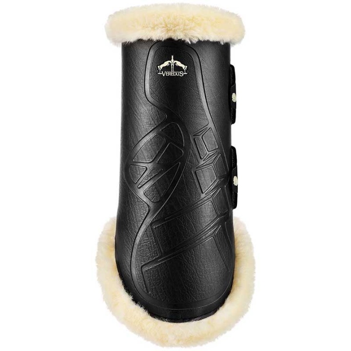 Dressage Front Dressage Boots STS TRS Black in the group Horse Tack / Leg Protection / Brushing Boots & Dressage Boots at Equinest (21020177_S_r)