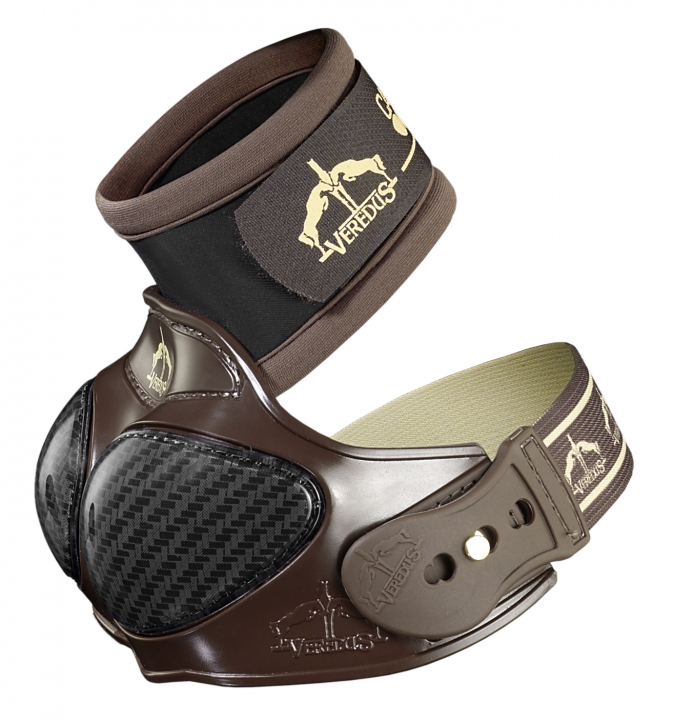 Boots Carbon Shield Brown in the group Horse Tack / Leg Protection / Bell Boots at Equinest (21020204Br_r)