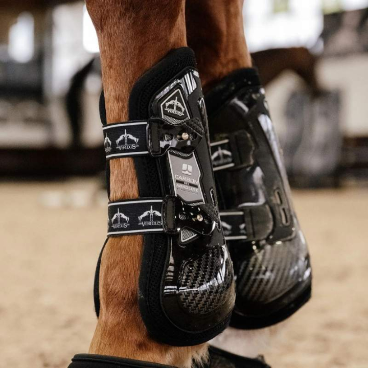 Tendon Boots Carbon Gel Absolute Black in the group Horse Tack / Leg Protection / Tendon Boots at Equinest (21020260Sv_r)