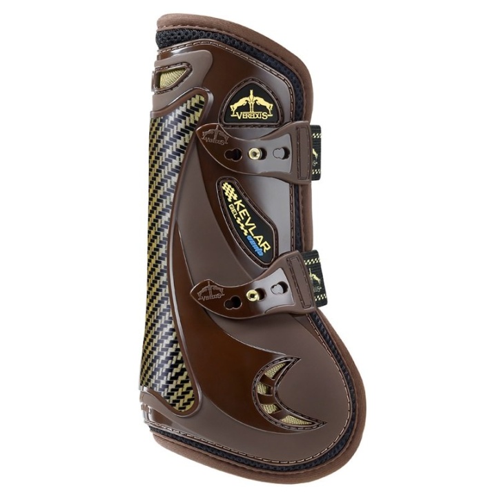 Kevlar Front Tendon Boots Brown in the group Horse Tack / Leg Protection / Tendon Boots at Equinest (21020450_B_r)