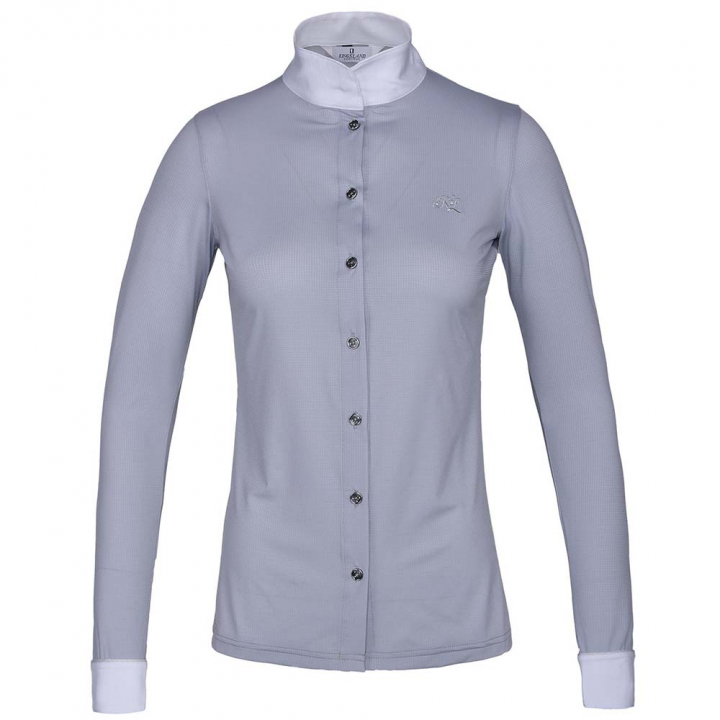 Ladies' Competition Shirt KLjackie Light 0Grey in the group Equestrian Clothing / Riding Shirts / Show Shirts at Equinest (211-SS-723Gr_r)
