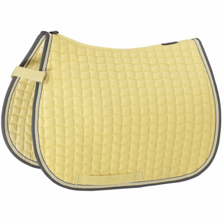 Saddle Pad Shetty Cotton Contrast Yellow in the group Horse Tack / Saddle Pads / All-Purpose & Jumping Saddle Pads at Equinest (211700412610YE)