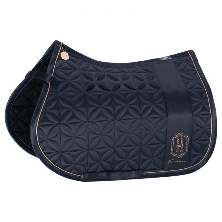 Allround Saddle Pad Mattgloss Big Square Heritage Navy Blue in the group Horse Tack / Saddle Pads / All-Purpose & Jumping Saddle Pads at Equinest (212256484NA)