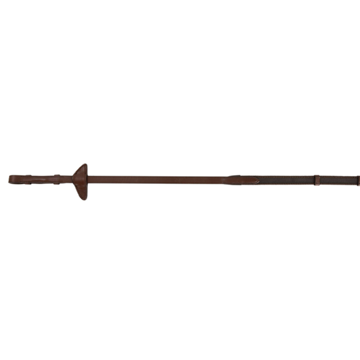 Reins Supergrip Selected Oak Bark/Silver in the group Horse Tack / Reins / Rubber Reins at Equinest (212651OBSI_r)