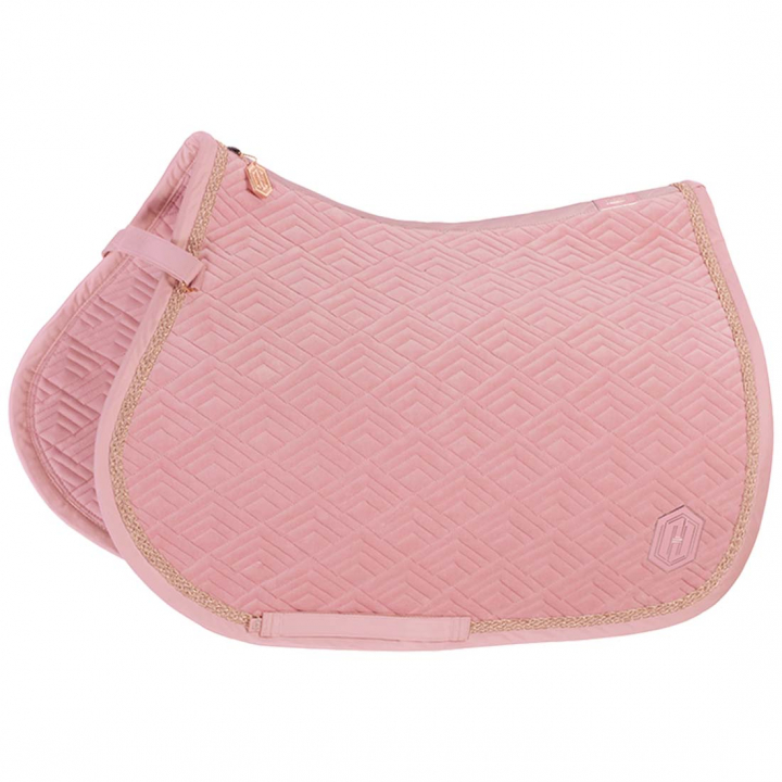 Allround Saddle Pad Velvet Emblem Heritage Pink in the group Horse Tack / Saddle Pads / All-Purpose & Jumping Saddle Pads at Equinest (213056496PI)
