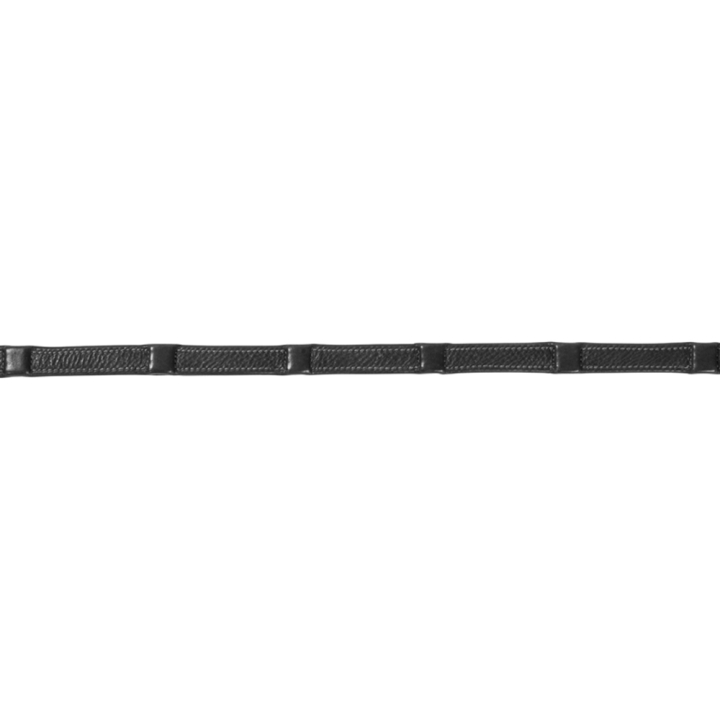 Leather reins with stops Black/Silver  in the group Horse Tack / Reins / Leather Reins at Equinest (217512BASI_r)