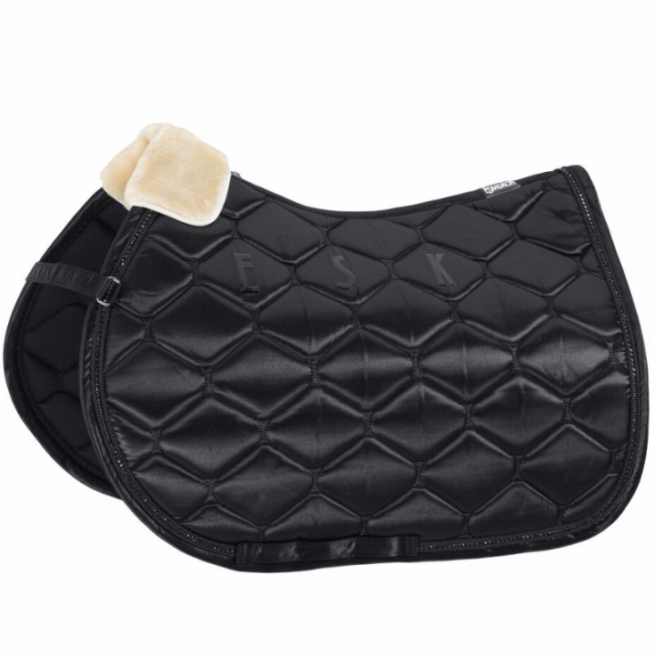 Saddle Pad Satin Crystal Black in the group Horse Tack / Saddle Pads / All-Purpose & Jumping Saddle Pads at Equinest (21810051BA_r)