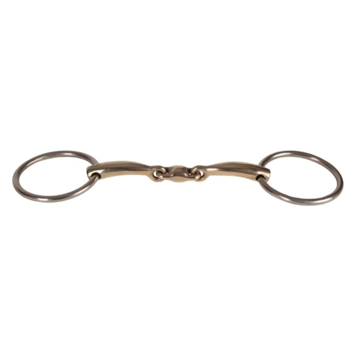 Snaffle Double Jointed Loose Ring Sweet Copper 14mm in the group Horse Tack / Bits / Snaffle Bits at Equinest (22003411_r)
