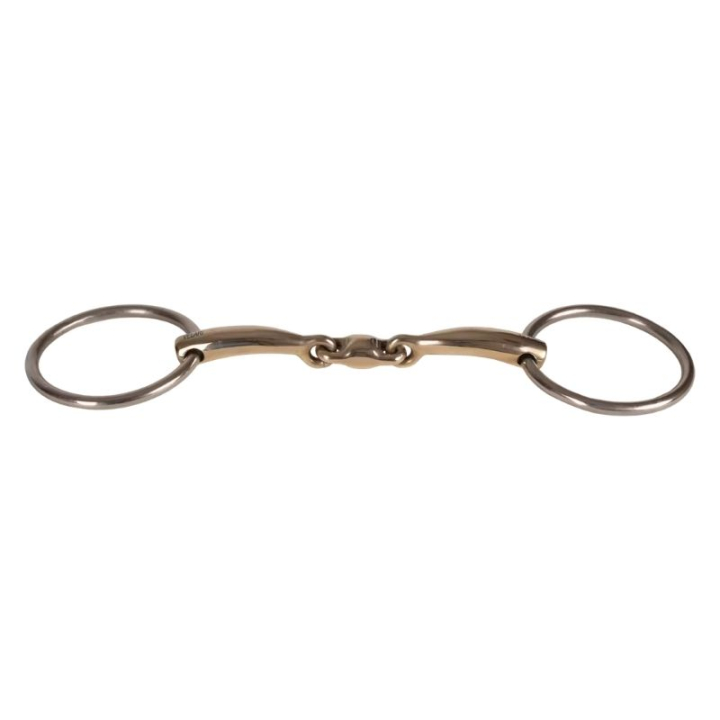 Snaffle Double Jointed Loose Ring Sweet Copper 16mm in the group Horse Tack / Bits / Snaffle Bits at Equinest (22004411_r)