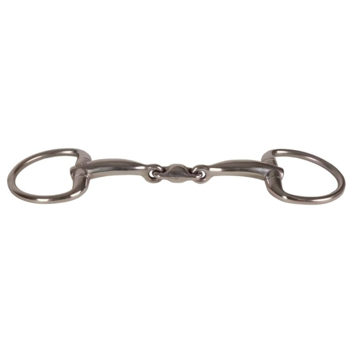 Eggbutt Double Jointed Stainless Steel 14mm in the group Horse Tack / Bits / Eggbut Bits at Equinest (22007421_r)