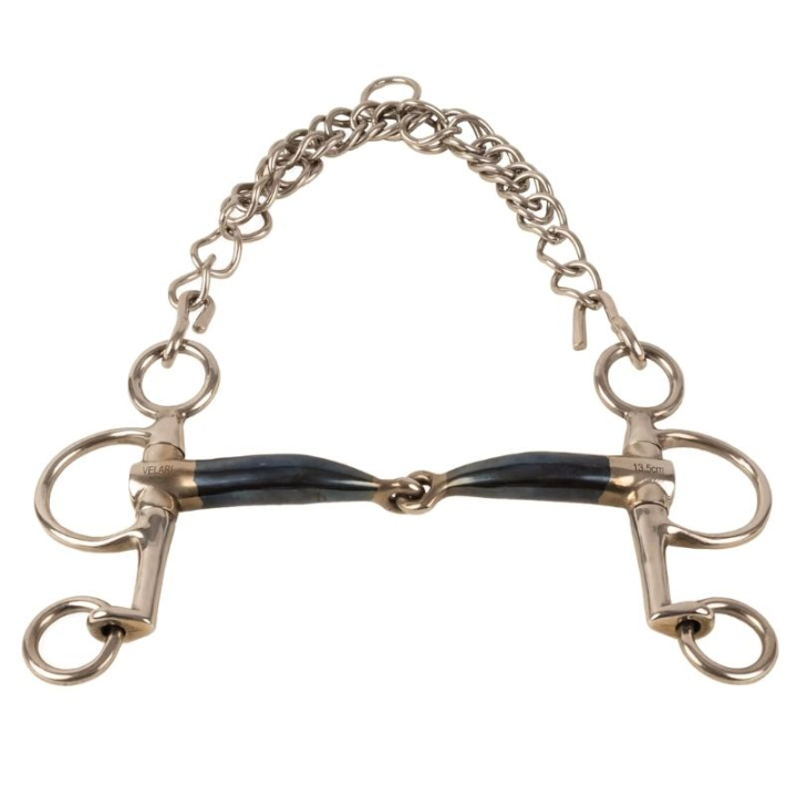 Pelham Single Jointed Short Sweet Iron 16mm in the group Horse Tack / Bits / Pelham Bits at Equinest (22024031_r)