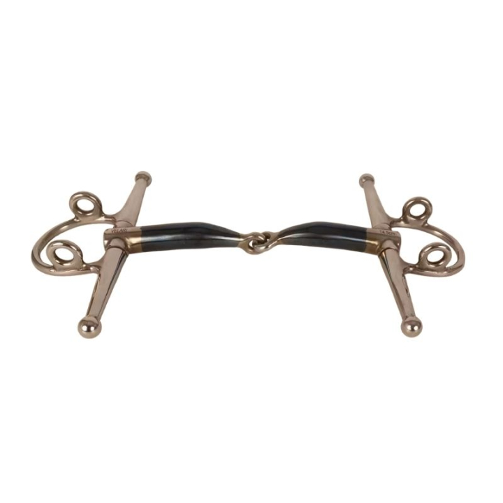 Fullcheek Gag Bit Single Jointed Sweet Iron 16mm in the group Horse Tack / Bits / Gag Bits at Equinest (22029031_r)