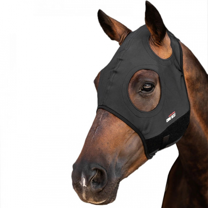 Calming Mask Titanium without Ears Black in the group Horse Tack / Calming Masks at Equinest (221213BA)