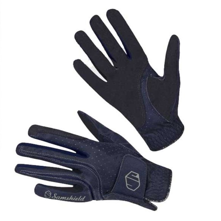 Riding Glove V-Skin Hunter Navy 10.5 in the group Equestrian Clothing / Riding Gloves & Yard Gloves at Equinest (22175-HUMA-10_5)