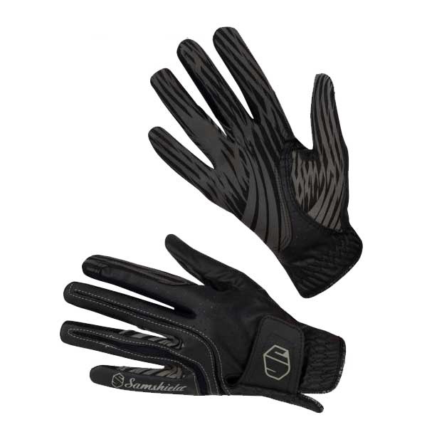 Riding Glove V-Skin Black in the group Equestrian Clothing / Riding Gloves & Yard Gloves at Equinest (22176_S_r)