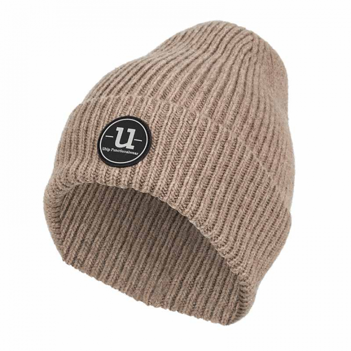 Wool Beanie Simple Taupe in the group Equestrian Clothing / Hats & Caps / Hats at Equinest (2223125BE)