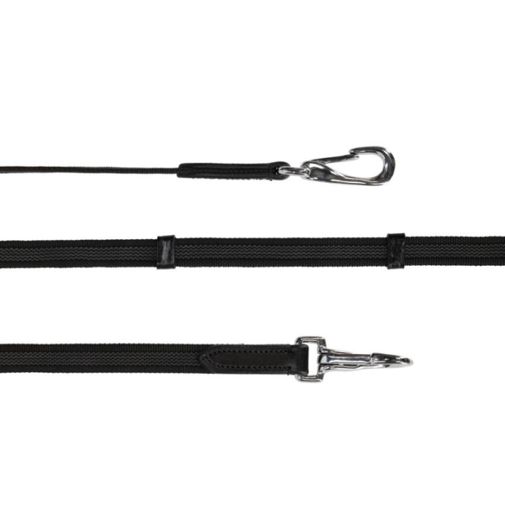 Reins Anti-Slip Fjara Icelandic Black in the group Horse Tack / Icelandic Horse at Equinest (2265ZW4BA)