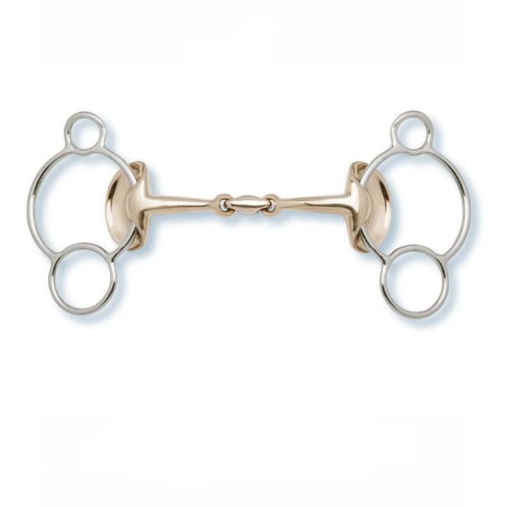 Golden Wings Pessoa 150 mm in the group Horse Tack / Bits / 3-Ring Bits & Pessoa Bits at Equinest (2268-15)