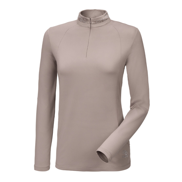 Functional Shirt 1/4 Zip Sareen Beige in the group Equestrian Clothing / Sweaters & Hoodies at Equinest (228300BE)