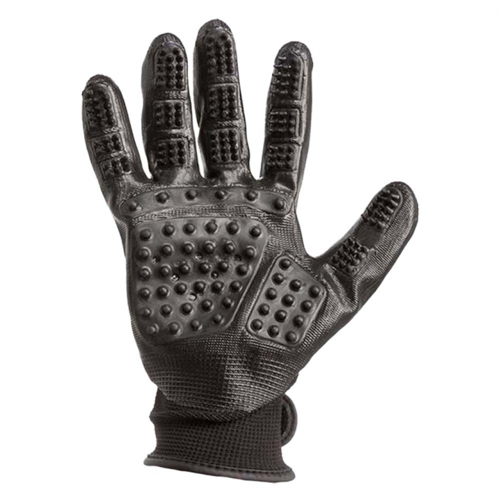 Grooming Glove 2-pack Black in the group Grooming & Health Care / Massage & Blood Circulation at Equinest (23394TUBA)