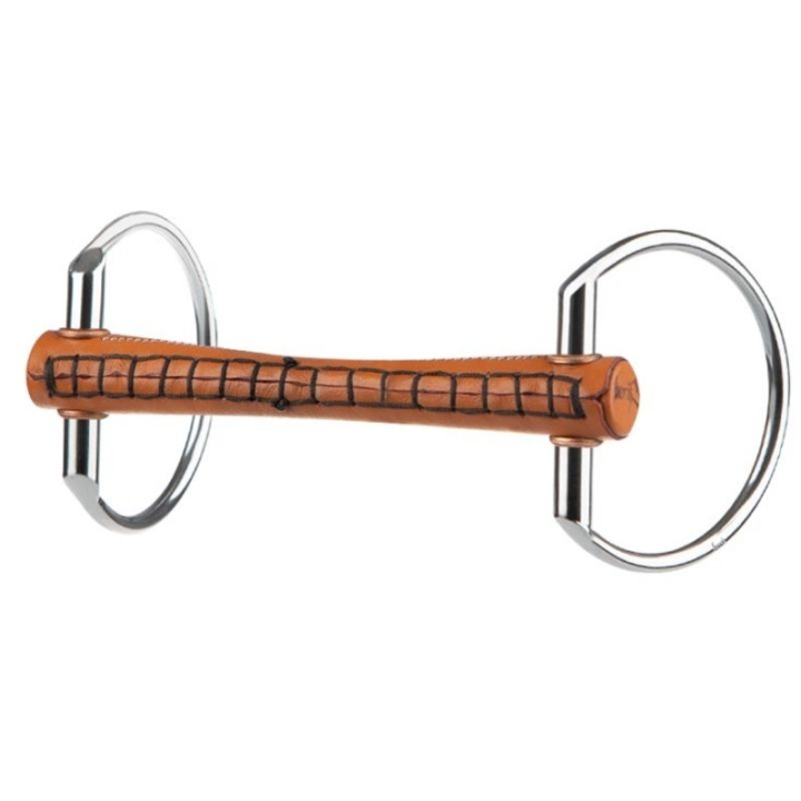 Eggbutt Bit Leather Soft in the group Horse Tack / Bits / Eggbut Bits at Equinest (240310936612_r)