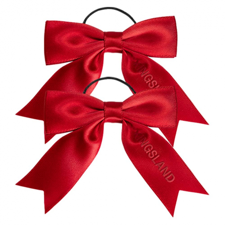 Mane Bows KLHadleigh 2-pack Red in the group Grooming & Health Care / Plaiting Bands & Mane Bows at Equinest (2410401581RE)