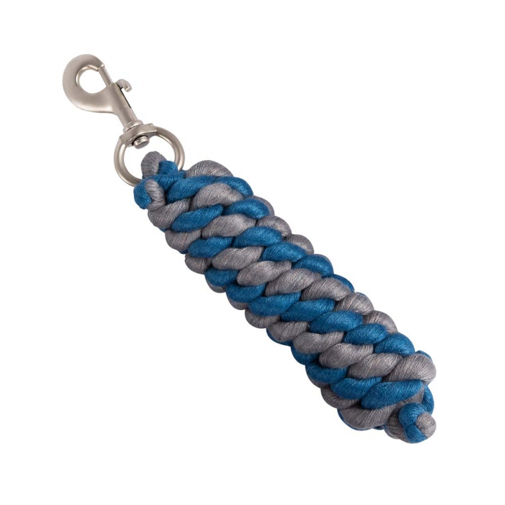 Cotton Lead Rope Mediterranean Blue/Grey in the group Horse Tack / Lead Ropes & Trailer Ties / Nylon & Cotton Lead Ropes at Equinest (243012LJBL)