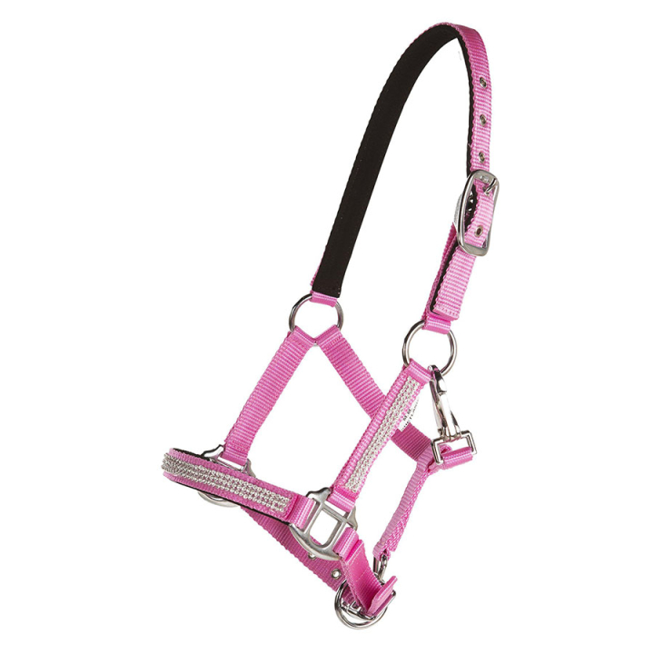 Halter Mini Strass Pink in the group Horse Tack / Halters at Equinest (243460PI_r)
