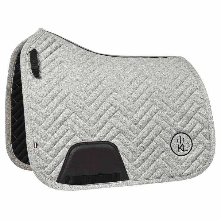 Dressage Saddle Pad KLNexus Melange Grey in the group Horse Tack / Saddle Pads / Dressage Saddle Pad at Equinest (251042192265GR_r)