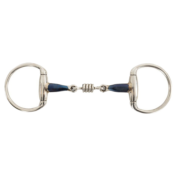 Double Jointed Eggbut Bit with Roles Sweet Iron 14mm in the group Horse Tack / Bits / Eggbut Bits at Equinest (252064)