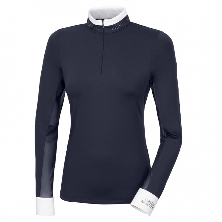 Competition Top Virgine Navy in the group Equestrian Clothing / Riding Shirts / Show Shirts at Equinest (253390NA)