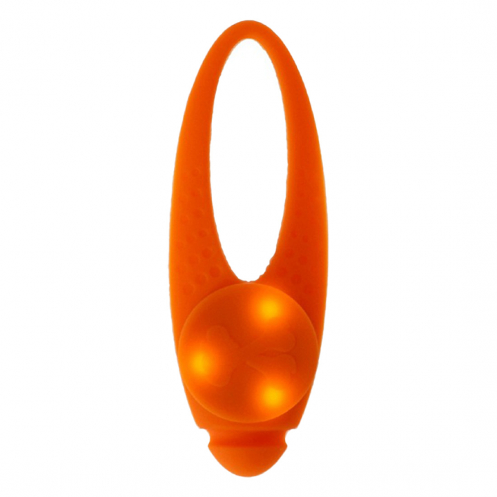 Silicone LED Safety Light Basic Orange in the group Dog / Reflectors, Lights & Blinkers at Equinest (260608OR)