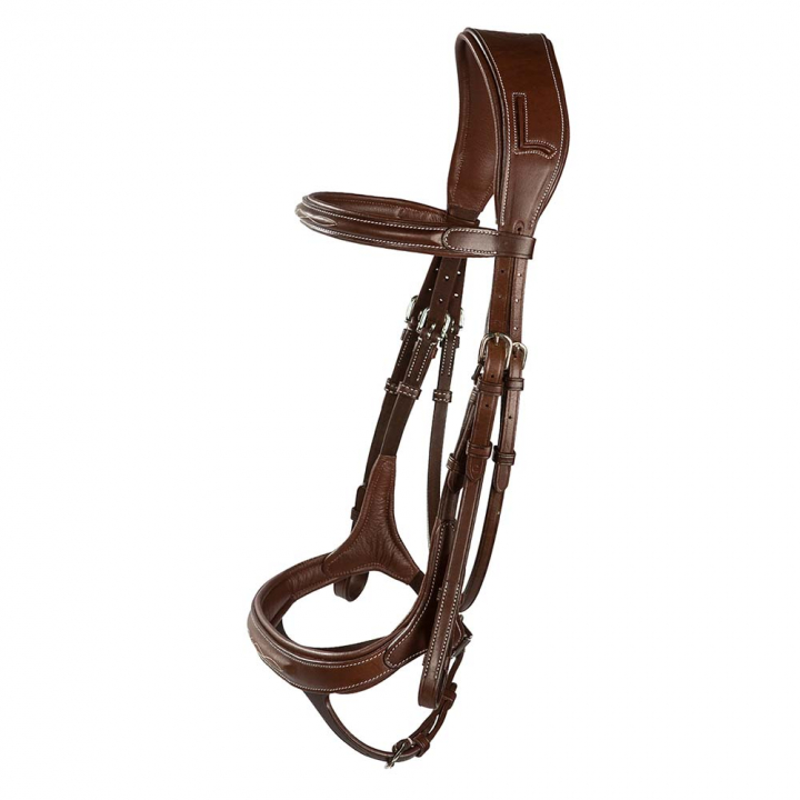 Bridle Fazzino Brown in the group Horse Tack / Bridles & Browbands / Bridles at Equinest (280312Br_r)