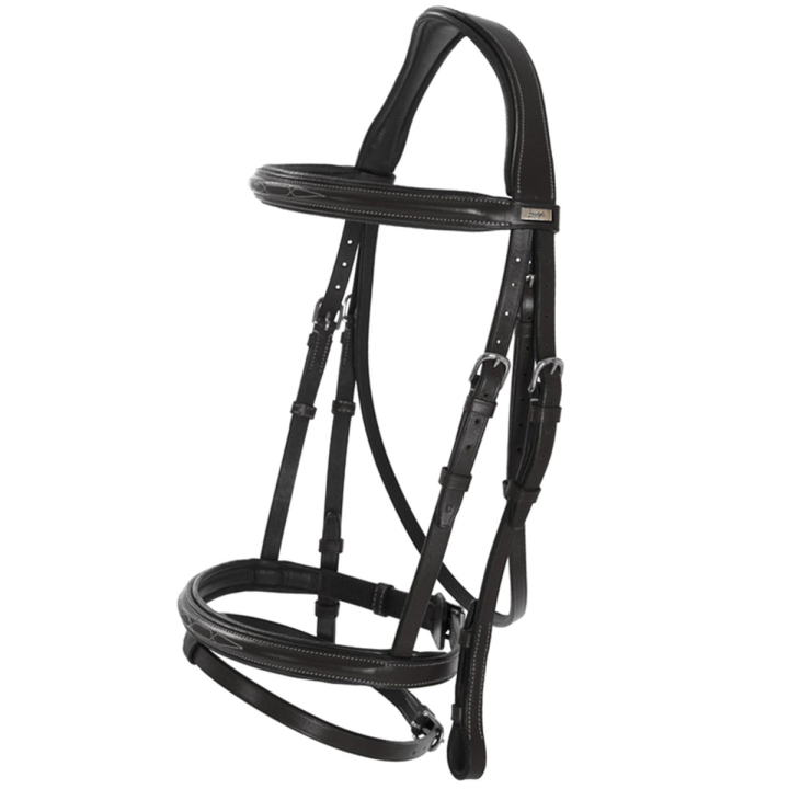 Bridle Fancy Slim Selected Black/Silver  in the group Horse Tack / Bridles & Browbands / Bridles at Equinest (281112BASI_r)