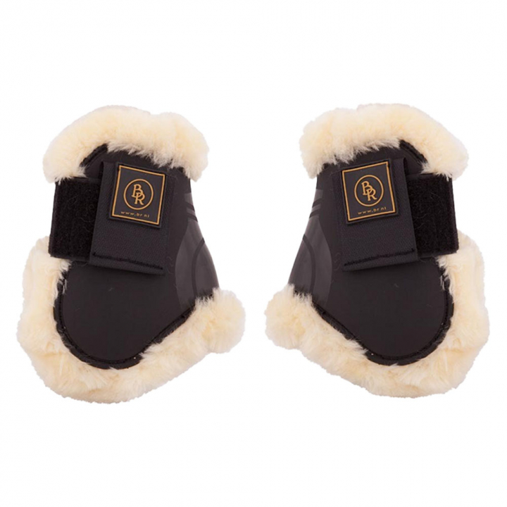 Fetlock Boots Snuggle Synthetic Sheepskin Black in the group Horse Tack / Leg Protection / Fetlock Boots at Equinest (296107BANAT)