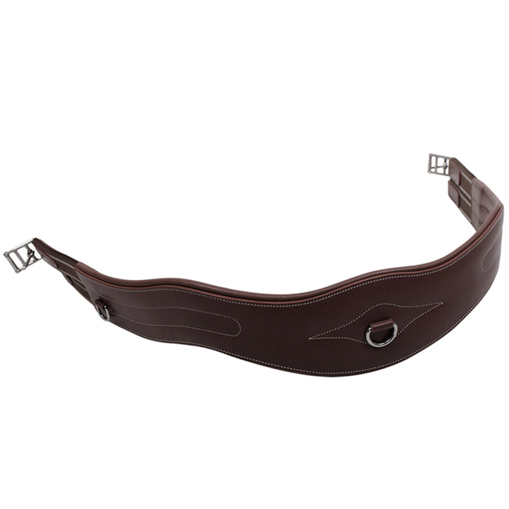 Anatomical Girth Luxury Stitching Dark Brown in the group Horse Tack / Girths / All-Purpose Girths at Equinest (3021DBR115DBR_r)