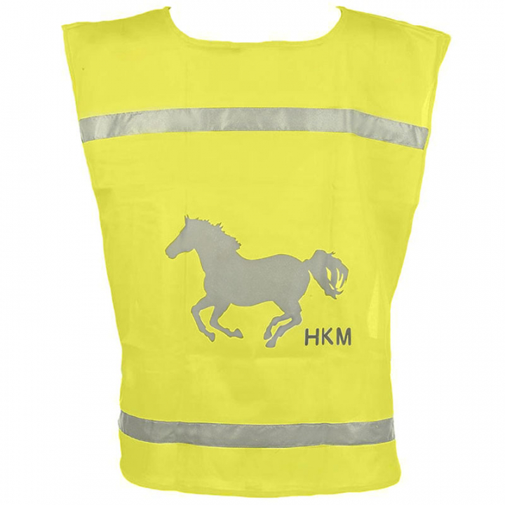 Reflective Vest Fluorescent Yellow/Silver in the group Riding Equipment / Reflective Equestrian Wear at Equinest (3031YE)