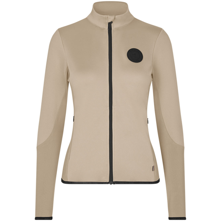 Fleece Sweater KLMiley Beige in the group Equestrian Clothing / Sweaters & Hoodies at Equinest (310246503101BE_r)