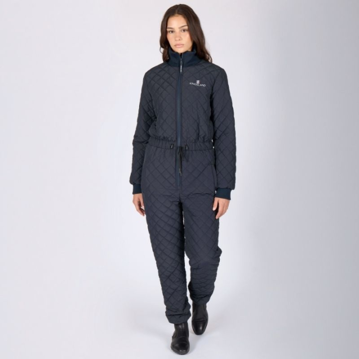Onepiece Classic Quilted Navy Blue in the group Equestrian Clothing / Riding Overalls at Equinest (3117160201011NA_r)