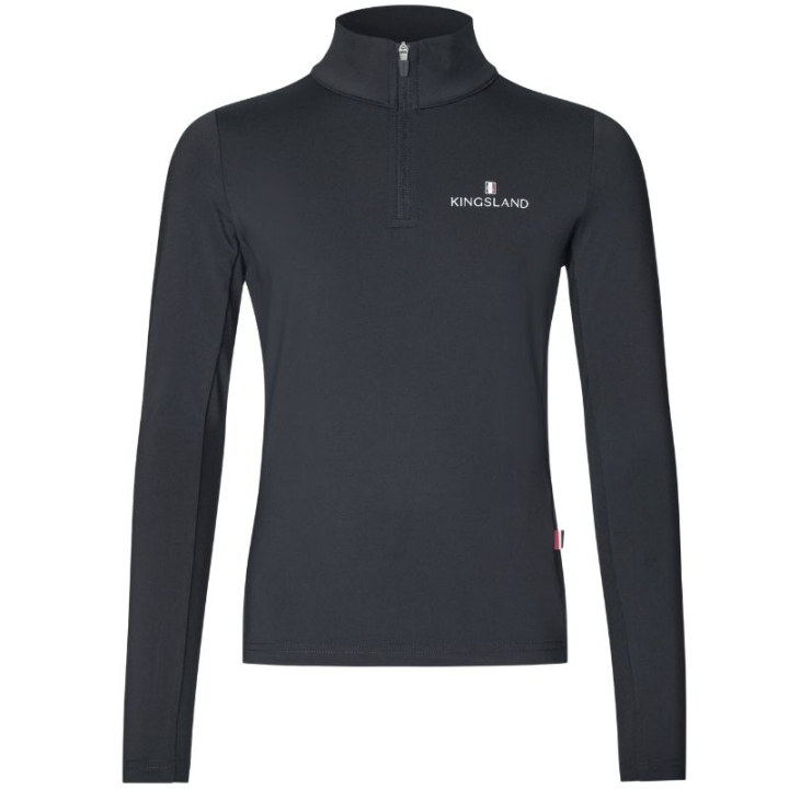 Riding Shirt Kids/Junior Classic Training Shirt Navy Blue in the group Equestrian Clothing / Sweaters & Hoodies at Equinest (3147760201037NA_r)