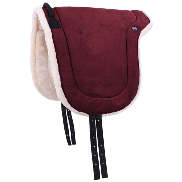 Bareback Pad Fauxfur Bordeaux in the group Horse Tack / Saddles & Bareback Pads at Equinest (3147BO1WN_r)