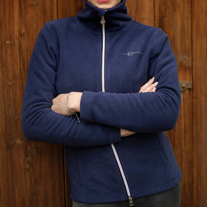 Fleece Jacket Navy in the group Equestrian Clothing / Sweaters & Hoodies at Equinest (3222907Ma_r)