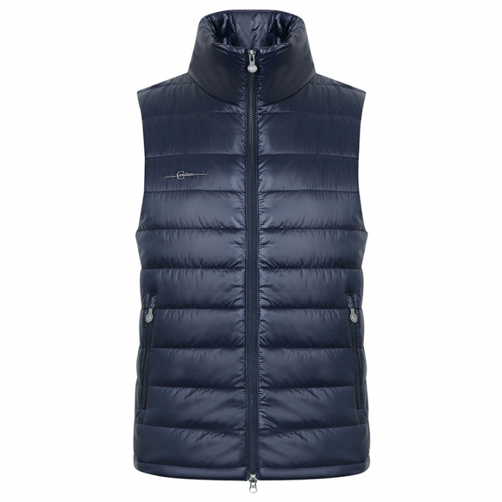 Men's Quilted Riding Vest Navy in the group Equestrian Clothing / Vests at Equinest (3222980Ma_r)