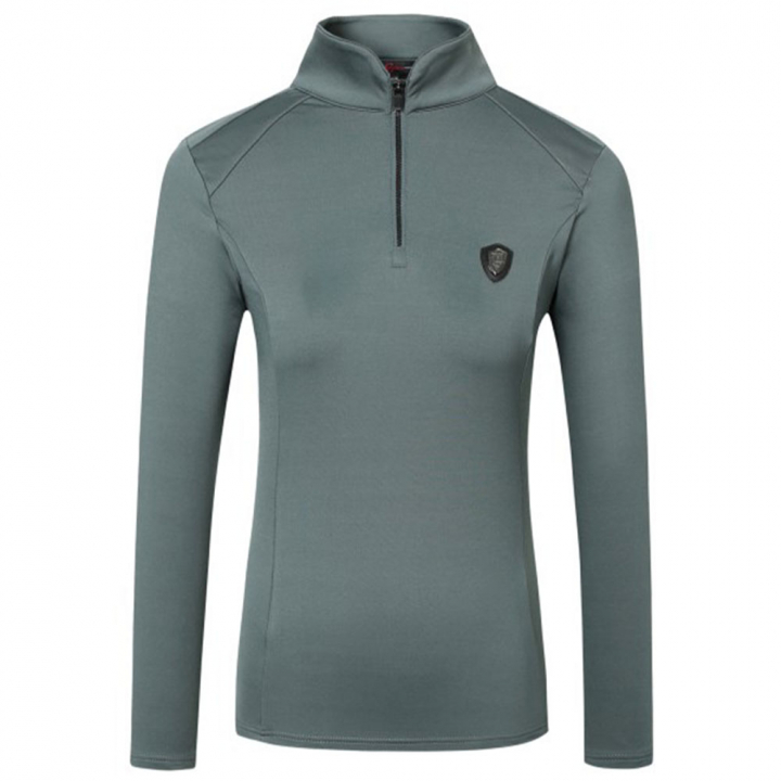 Active 1/2 Zip Performance Shirt Green in the group Equestrian Clothing / Sweaters & Hoodies at Equinest (3226668GN)