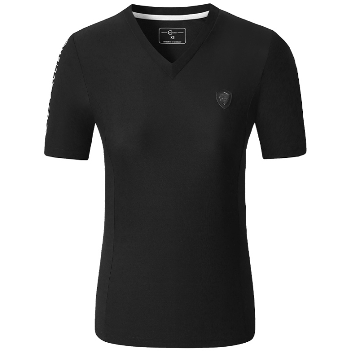T-shirt V Black in the group Equestrian Clothing / Riding Shirts / T-shirts at Equinest (3229314BA_r)