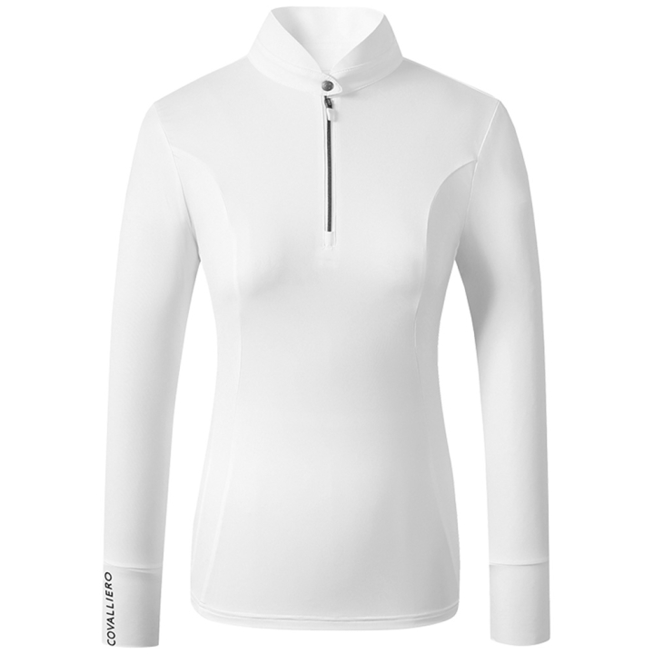 Competition Top Longsleeve White in the group Equestrian Clothing / Riding Shirts / Show Shirts at Equinest (3229380WH_r)