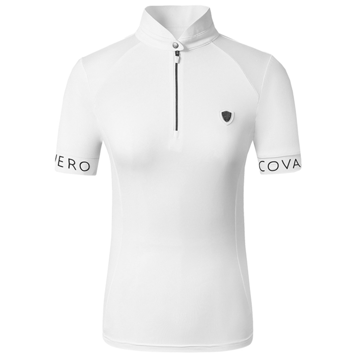 Competition Top Shortsleeve White in the group Equestrian Clothing / Riding Shirts / Show Shirts at Equinest (3229386WH_r)