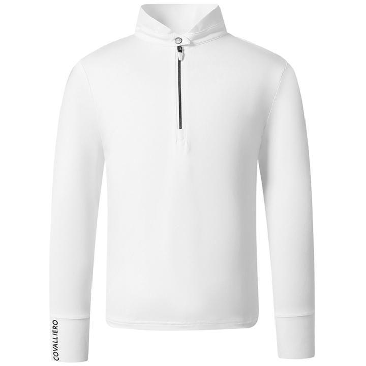 Competition Top Children/Junior Longsleeve White in the group Equestrian Clothing / Riding Shirts / Show Shirts at Equinest (3229464WH_r)