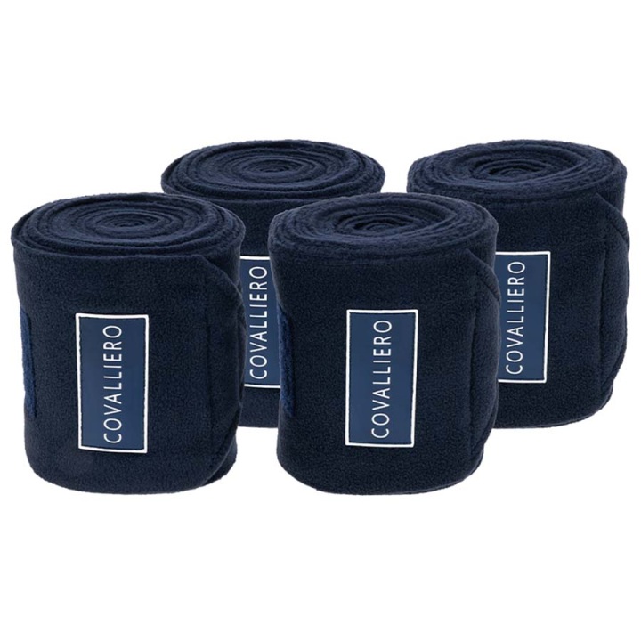 Bandages Fleece 4-pack Navy Blue in the group Horse Tack / Leg Protection / Bandages at Equinest (3229654NA)
